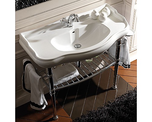 Консоль под раковину Kerasan Retro 730090 хром