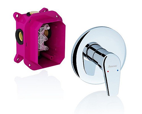 Смеситель скрытого монтажа без переключателя Ravak Neo X070044