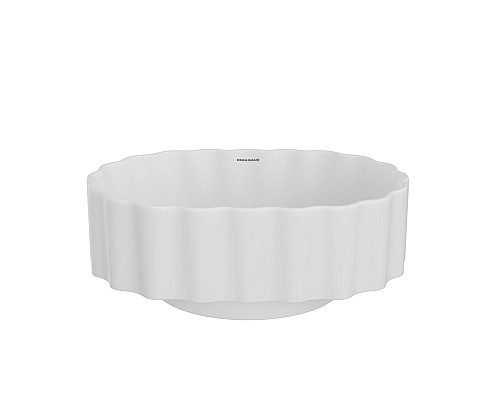 Раковина Kerama Marazzi ARTBASIN Conchiglia накладная 50, белая матовая Раковина Kerama Marazzi ARTBASIN Conchiglia накладная 50, белая матовая