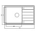 Кухонная мойка Seaman Eco Roma SMR-7850A.B Нержавеющая сталь