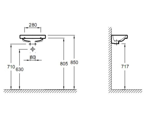 Рукомойник Jacob Delafon E4759G00