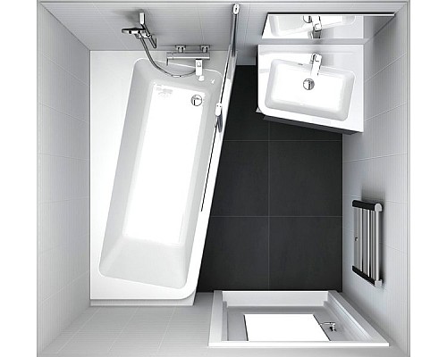 Шторка для ванны Ravak R блестящая+транспарент 7QRA0C03Z1