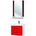Зеркало Bellezza Рокко 60 4613709030030 с полкой Красное