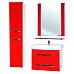 Зеркало Bellezza Рокко 60 4613709030030 с полкой Красное
