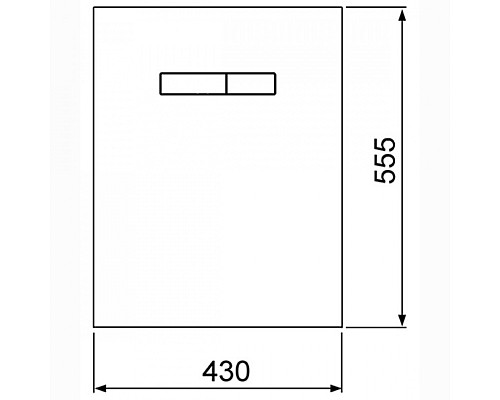 Стеклянная панель TECE lux sen-Touch 9650002