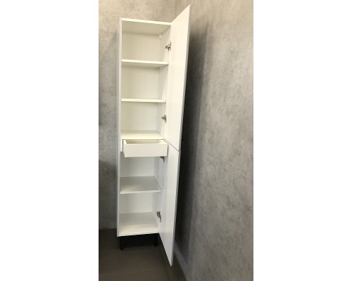 Шкаф пенал Comforty Сорренто 40 Светло серый
