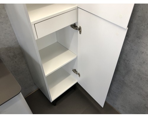 Шкаф пенал Comforty Сорренто 40 Светло серый