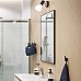 Зеркало прямоугольное Excellent Kuadro 80x60 черный мат