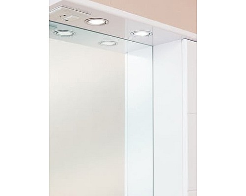 Зеркало со шкафом Onika Балтика 67.02 R 206704 с подсветкой Белое