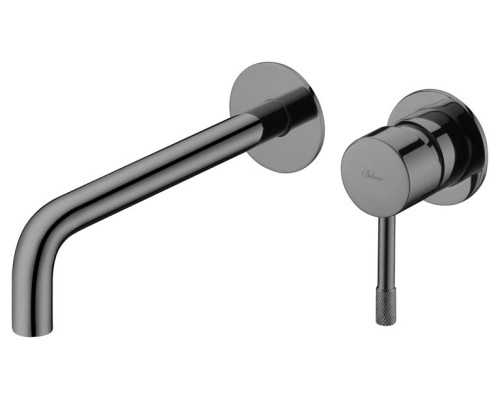 Смеситель для умывальника мз стены, Boheme Uno. Shine Gun Metall