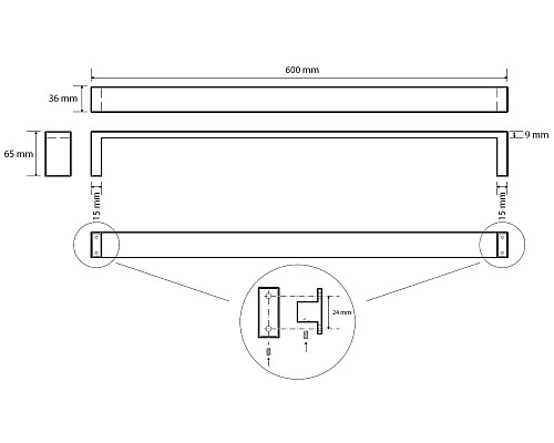 Полотенцедержатель Bemeta Gamma 145804042 Хром