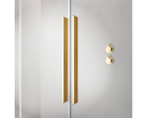 Дверь Furo Walk-in Gold 638x200 прозрачное 8 мм правая 1/2