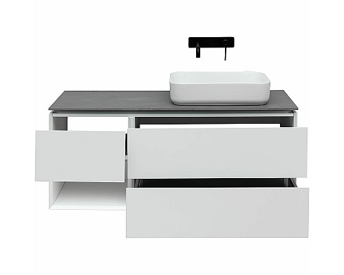 Тумба под раковину Allen Brau Infinity 120 R 1.21007.WM подвесная Белая матовая