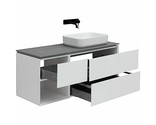 Тумба под раковину Allen Brau Infinity 120 R 1.21007.WM подвесная Белая матовая