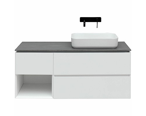 Тумба под раковину Allen Brau Infinity 120 R 1.21007.WM подвесная Белая матовая