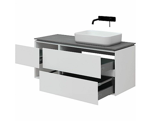 Тумба под раковину Allen Brau Infinity 120 R 1.21007.WM подвесная Белая матовая