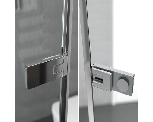 Душевой уголок Ambassador Abner 100х100 10011106 профиль Хром стекло прозрачное