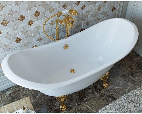 Ванна из искусственного камня Эстет Скарлет 180х77