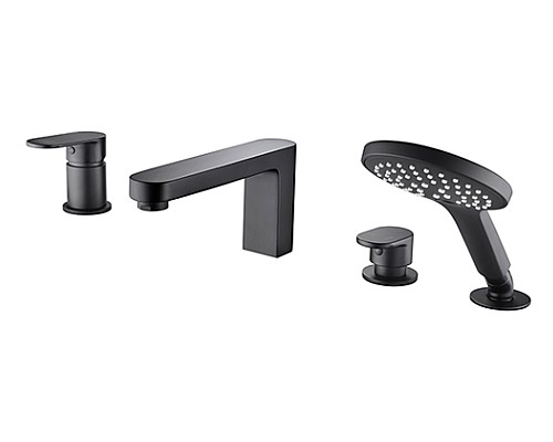 Смеситель на борт ванны, 4 отверстия WasserKRAFT 7455