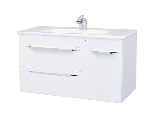 Тумба под раковину Bellezza Луиджи 105 4639218000012 подвесная Белая