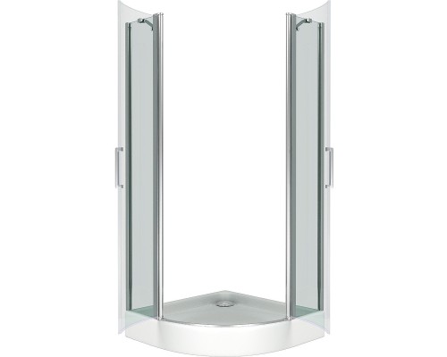 Душевой уголок Good Door Pandora R-80-C-CH 80х80 профиль Хром стекло прозрачное