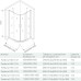 Душевой уголок Good Door Pandora R-80-C-CH 80х80 профиль Хром стекло прозрачное