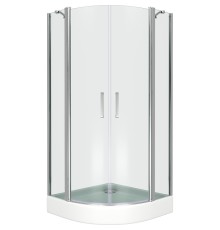 Душевой уголок Good Door Pandora R-80-C-CH 80х80 профиль Хром стекло прозрачное