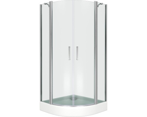 Душевой уголок Good Door Pandora R-80-C-CH 80х80 профиль Хром стекло прозрачное