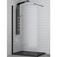 Душевая перегородка RGW Walk In WA-010B 90 351001009-24 Черный -сатинат