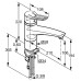 Кухонный однорычажный смеситель Kludi Mx 399040562