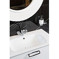 Столешница моноблок Armadi Art Vallessi 80 белая керамика глянец