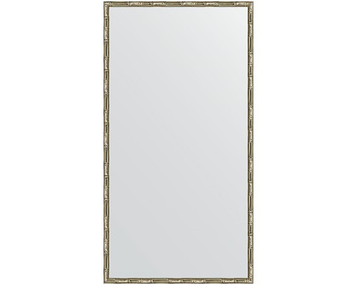 Зеркало Evoform Definite 127х67 BY 0745 в багетной раме - Серебряный бамбук 24 мм