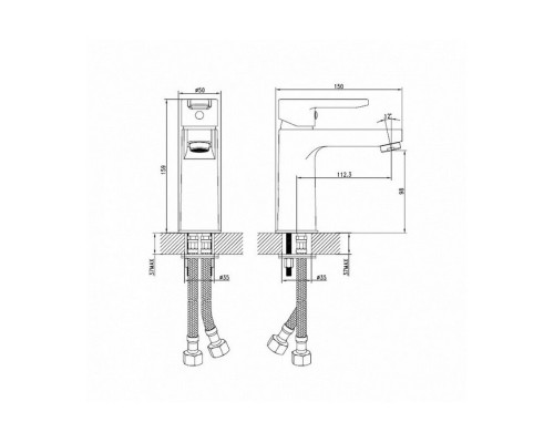 Смеситель для раковины IDDIS Sena SENSB00i01