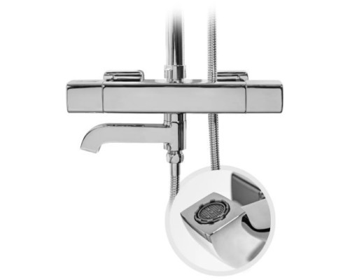 Душевая система с термостатом Grocenberg GB7005 Хром