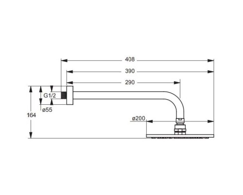 Душевая система Ideal Standard Ceraflex BC447AA Хром