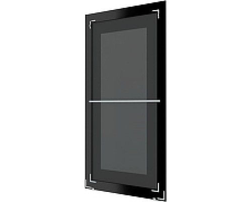 Зеркало Evoform Exclusive-G Floor 201х81 BY 6316 с гравировкой в багетной раме - Травленое золото 87 мм