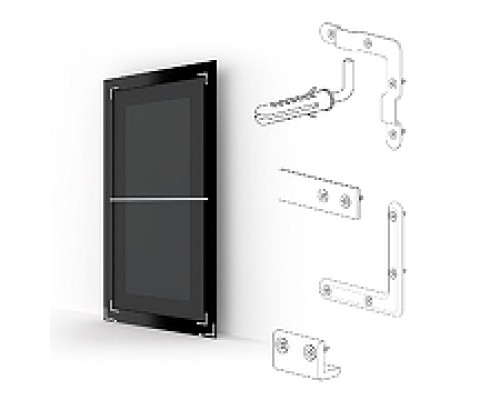 Зеркало Evoform Exclusive-G Floor 201х81 BY 6316 с гравировкой в багетной раме - Травленое золото 87 мм