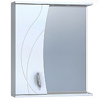 Зеркало со шкафом Vigo Faina 60 L z.FAI.60.L.El с подсветкой Белое