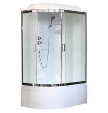Душевая кабина Royal Bath ВК 120x80 стекло матовое задние стенки Белые