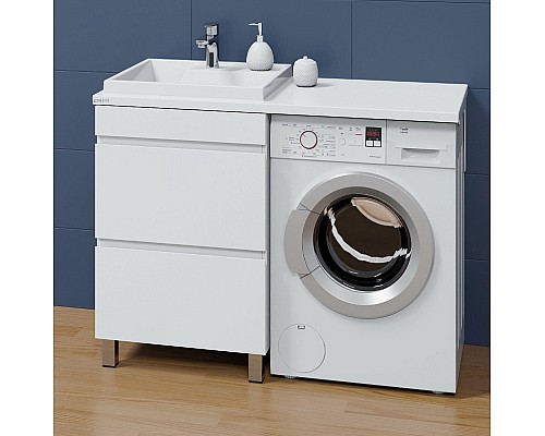 Тумба под раковину СанТа Марс 120 700305 Белая