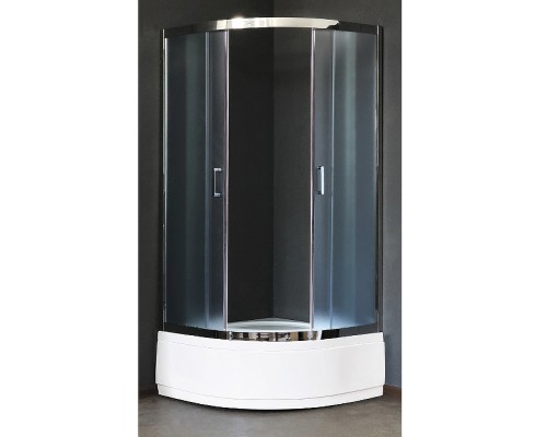 Душевой уголок Royal Bath CK 90х90 профиль Хром стекло рифленое