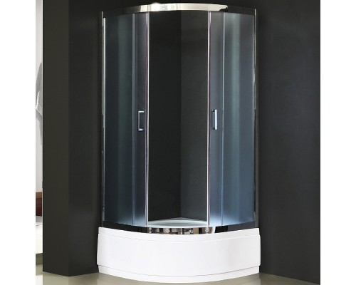 Душевой уголок Royal Bath CK 90х90 профиль Хром стекло рифленое