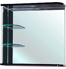 Зеркало Bellezza Рио 70 L 4613611062266 с подсветкой Черное Белое