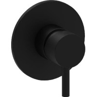 Смеситель Paffoni Light LIG011NO с внутренней частью, для душа, черный матовый