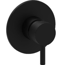 Смеситель Paffoni Light LIG011NO с внутренней частью, для душа, черный матовый