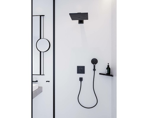Двойной крючок Hansgrohe AddStoris 41755340 Шлифованный черный хром
