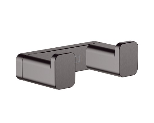Двойной крючок Hansgrohe AddStoris 41755340 Шлифованный черный хром