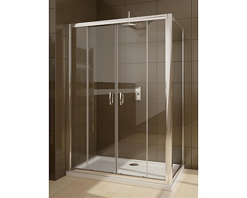 Душевая дверь Radaway Premium Plus DWD 140 33353-01-01N профиль Хром стекло прозрачное