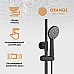 Душевая система Orange T02S3-911b Черный