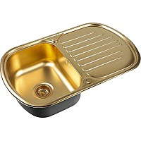 Мойка кухонная ZORG Inox PVD SZR 7749 BRONZE